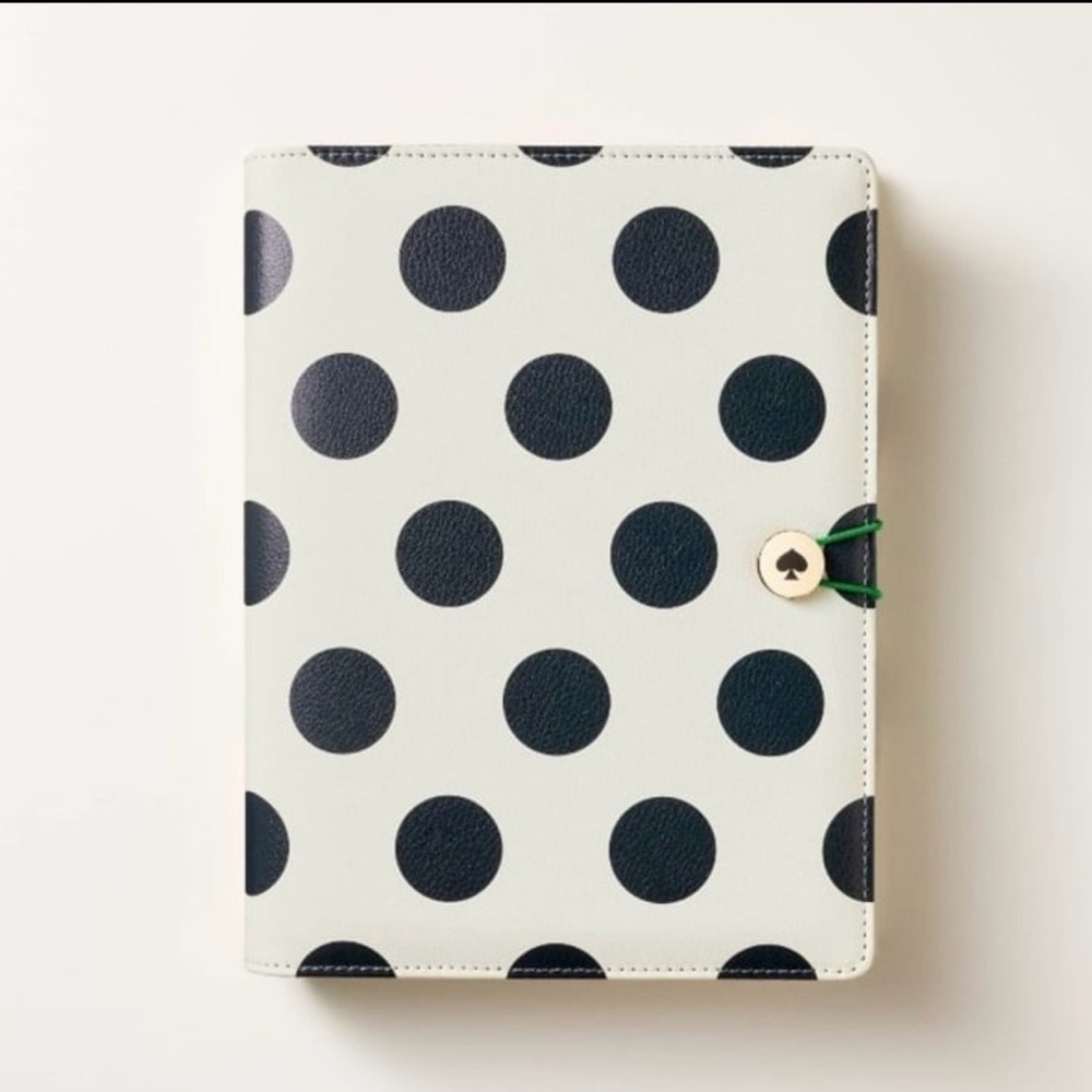 Kate Spade Black and White Polka Dot Accessory